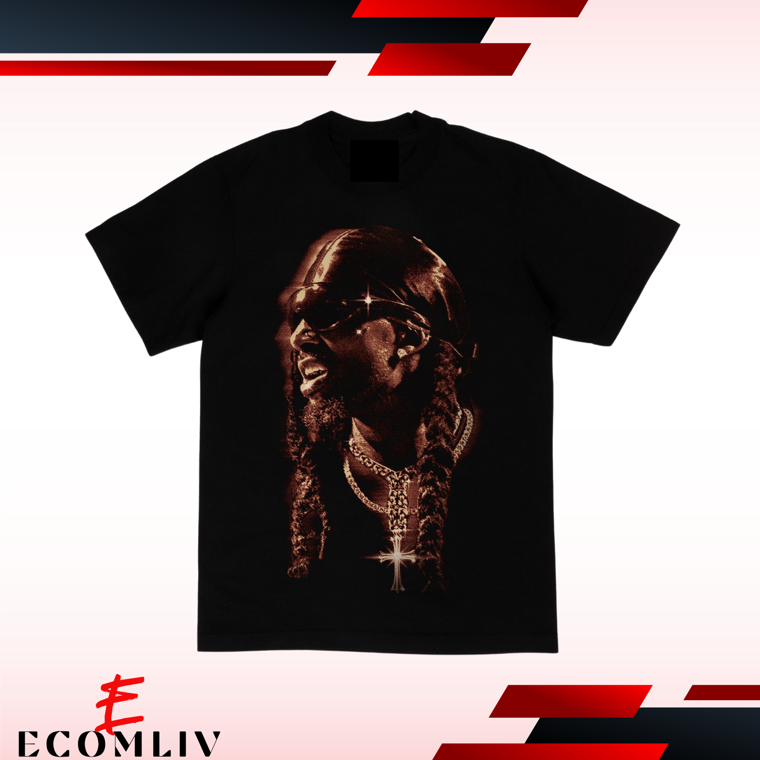 Playboi Carti Face T-Shirt, Streetwear Rap Tee, Opium Carti Merch, Vintage Style Graphic Tee, Hip Hop Music T-Shirt, Unisex Oversized Fit